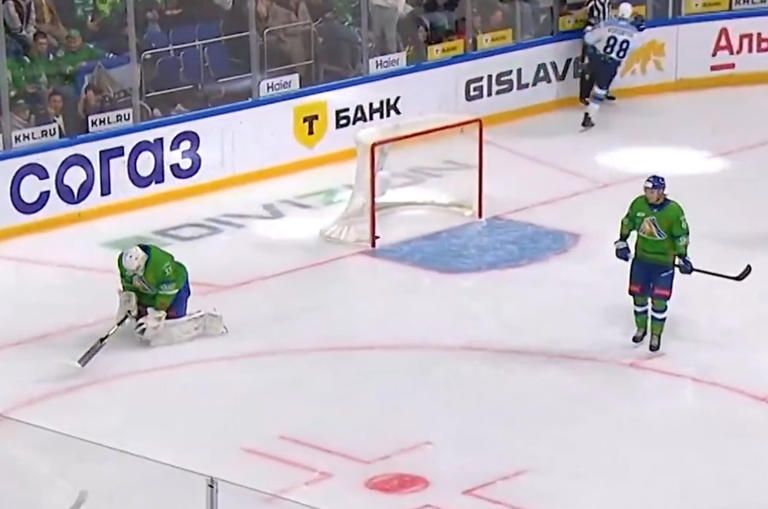 Two points for Zharovsky today and a goal by his goalie into his own net