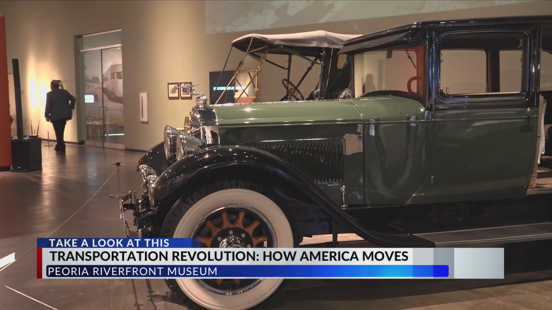 New transportation exhibit at the Peoria Riverfront Museum