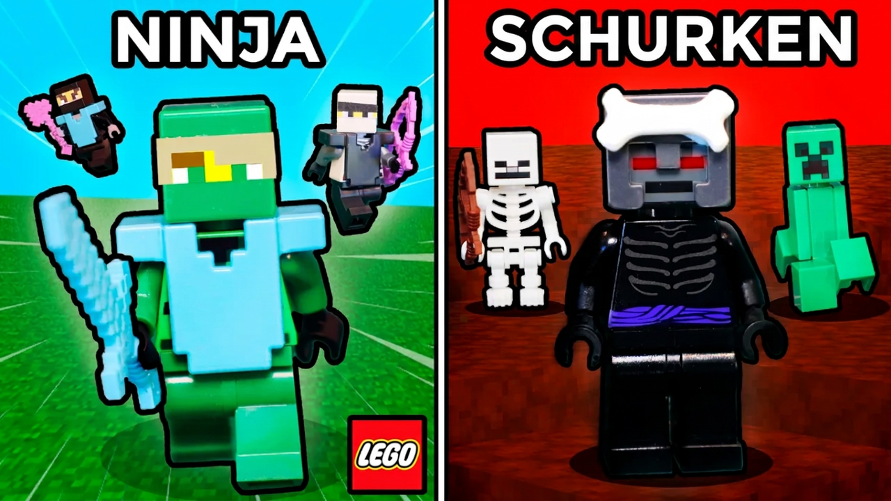 Ich habe Ninjago-Sets im Minecraft-Stil gebaut