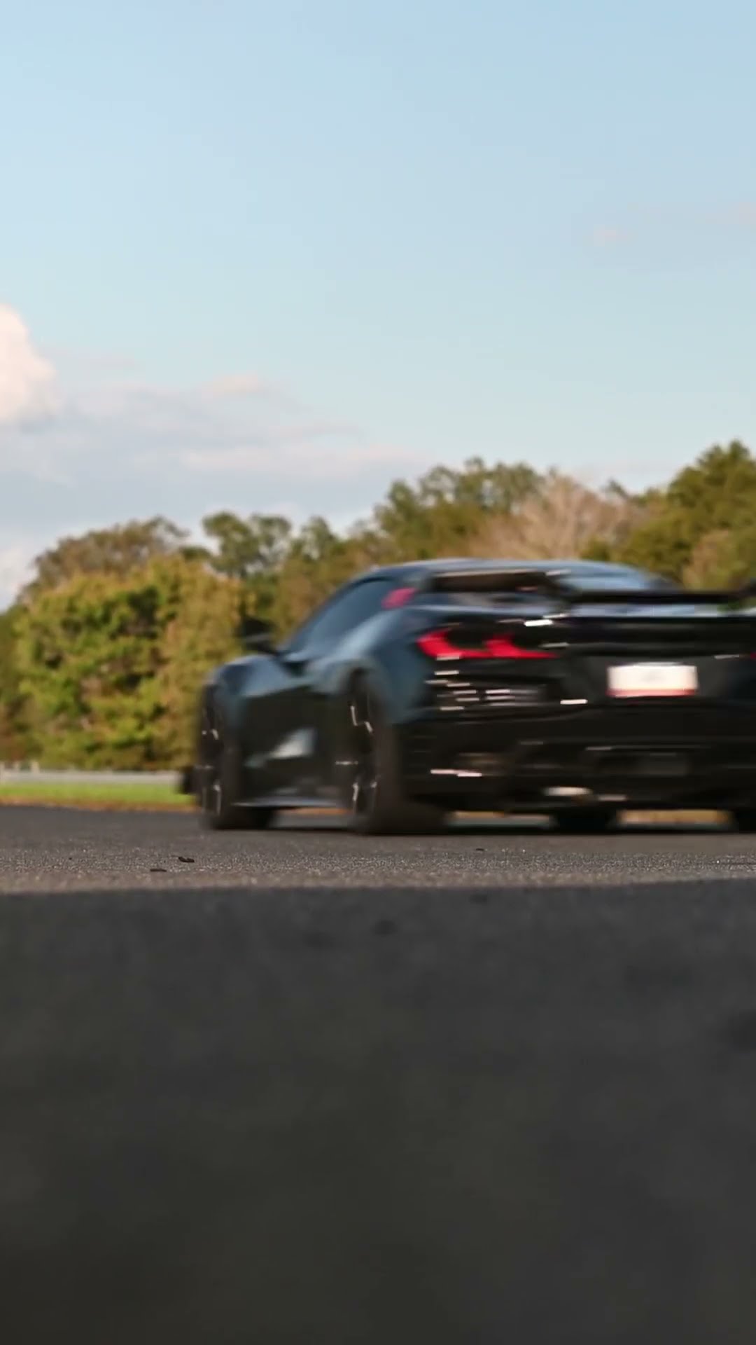 C8 Corvette Z06 with the AWE exhaust on the track!