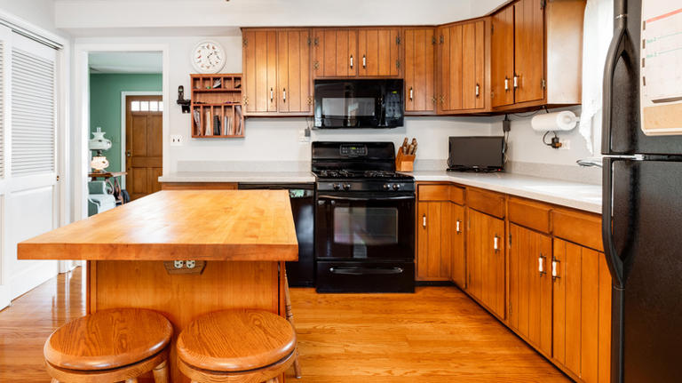 Give your dated kitchen island a stunning glow-up with one budget ...