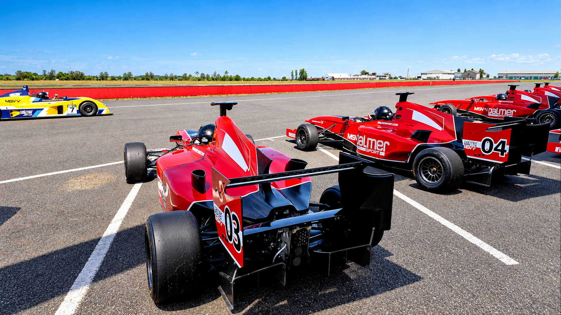 Driving a high speed formula racing car