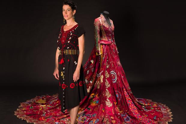 World-renowned red dress featuring 51 countries to go on display in ...