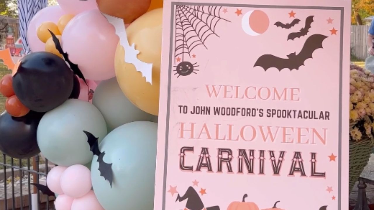Heartwarming backyard Halloween festival showcases spooky spirit