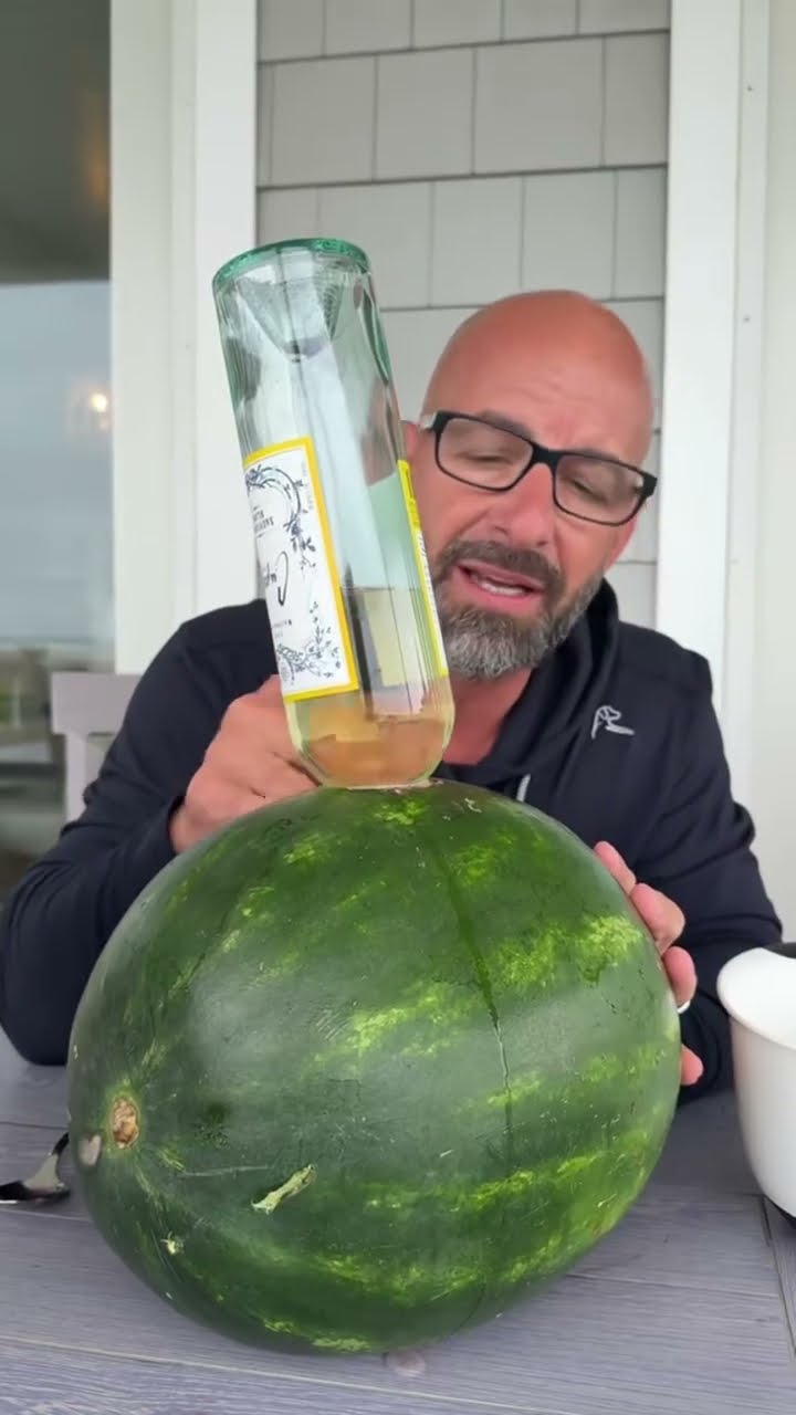 Wine infused watermelon 🍷 🍉