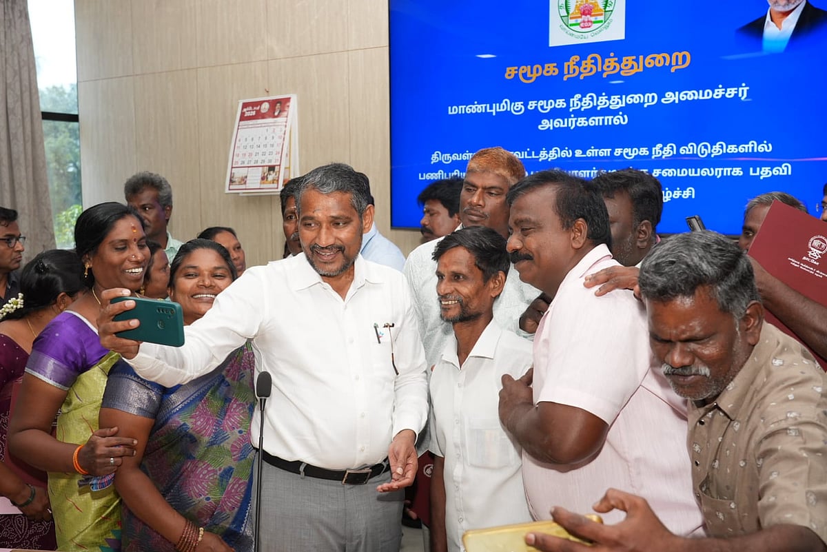 Tamil Nadu social justice staff pay hiked threefold to RS 30K