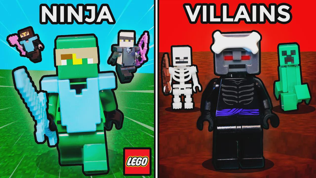 I built Ninjago Minecraft sets