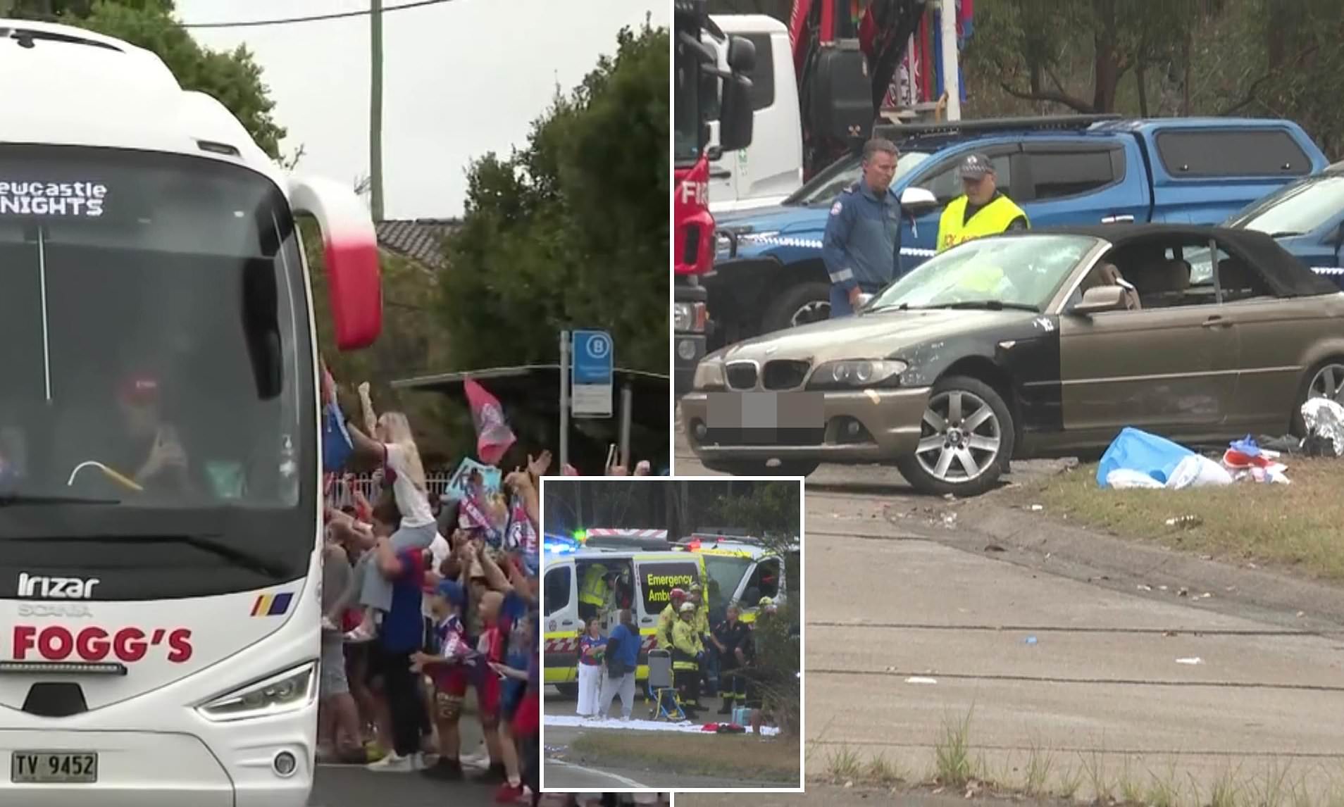 Ten people including children injured as P-plater loses control of BMW ...
