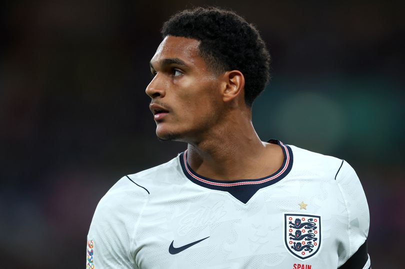 LONDON, ENGLAND - SEPTEMBER 26: Jarell Quansah of England in action during the UEFA Nations League 2026/27 group phase match between England and Spain at Wembley Stadium on September 26, 2026 in London, England. (Photo by Ed Sykes/Sportsphoto/Allstar via Getty Images)
