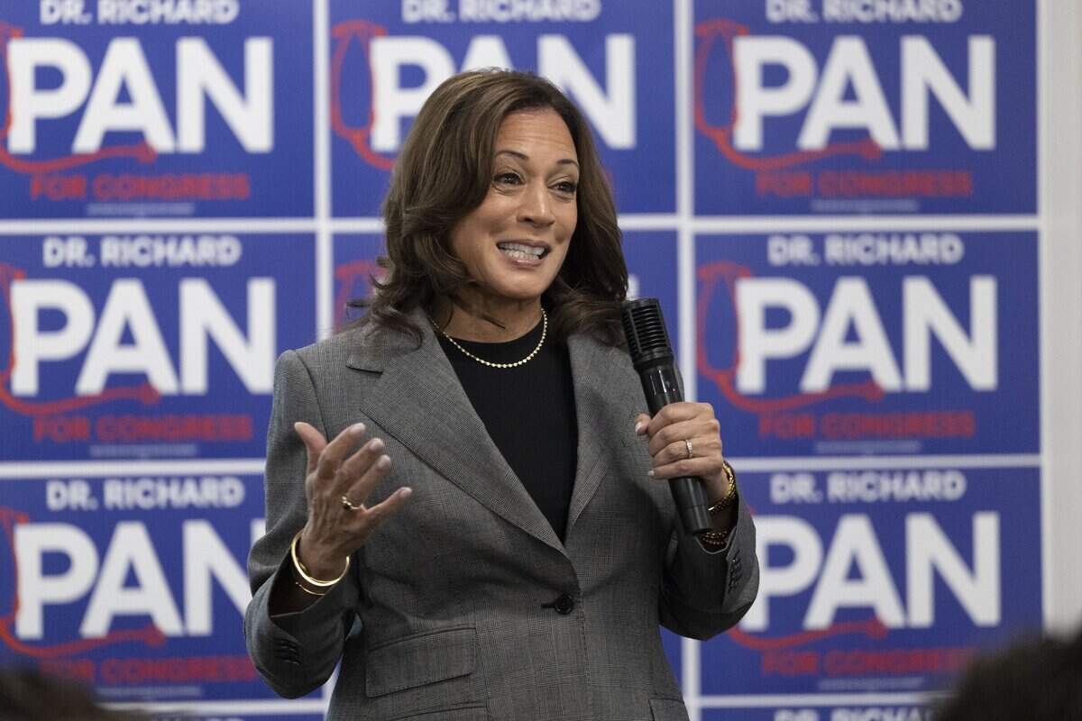 Kamala Harris rallies for Richard Pan in Sacramento, bashes Kevin Kiley