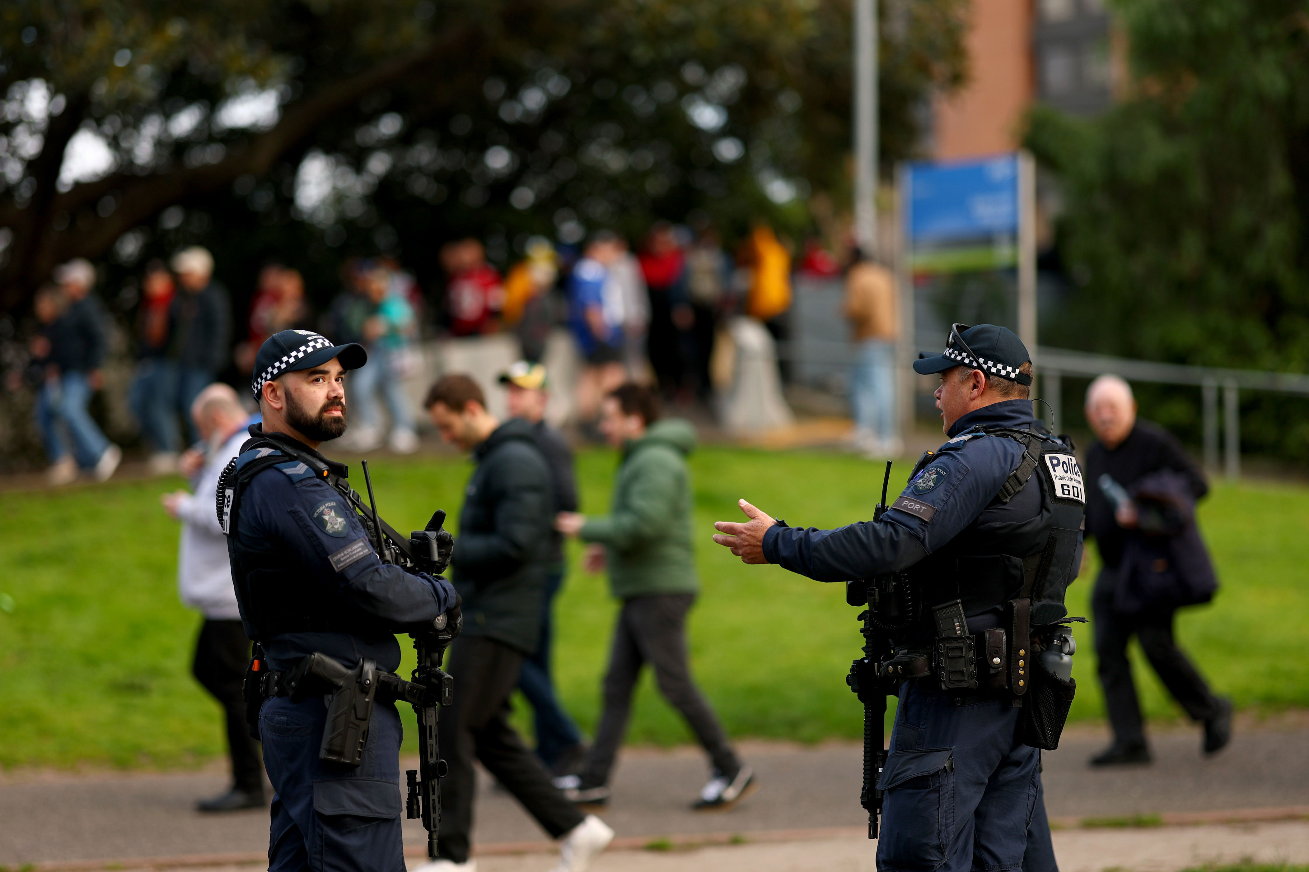 10 injured after car crashes into rugby supporters in Australia