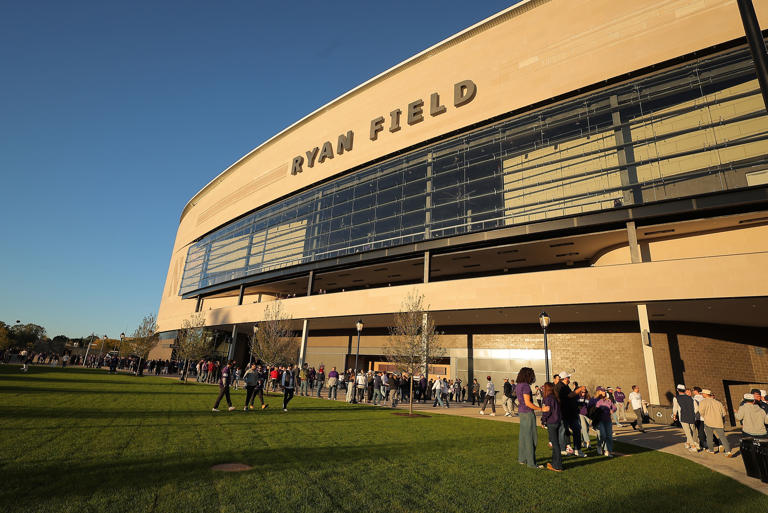 Northwestern opens new Ryan Field with fireworks, singing and a ...
