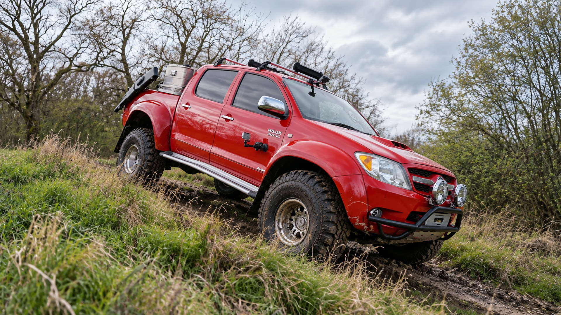 1. The Top Gear Polar Hilux Faces A Muddy Off-Road Test