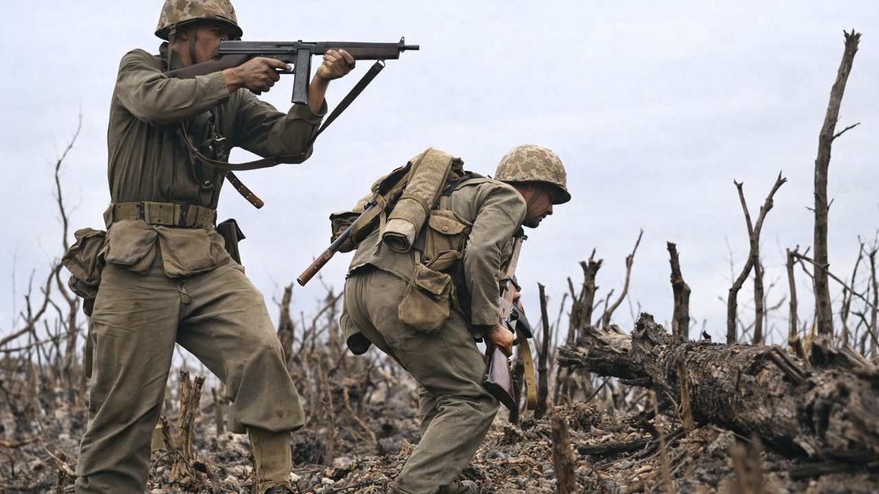 America’s famous WWII Thompson looked great but its 17-inch length of ...