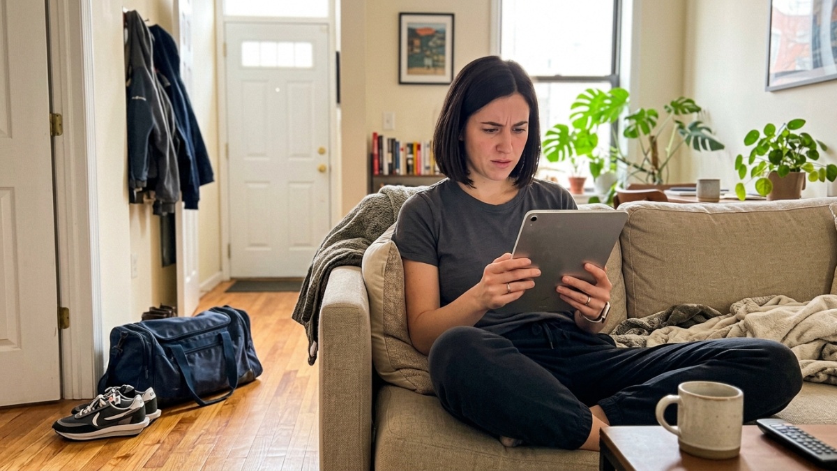 When a fitness app notification revealed her boyfriend was lying about ...