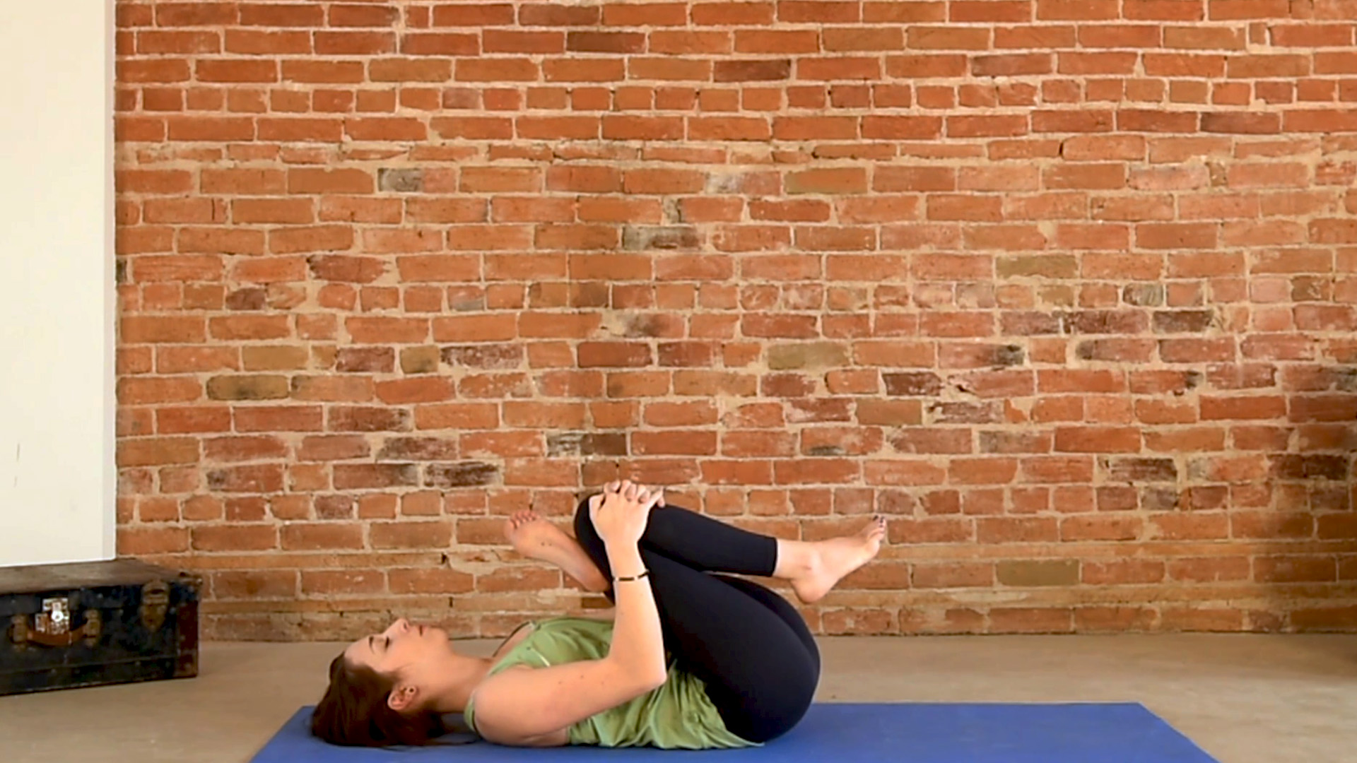 Full body yoga warm up before training