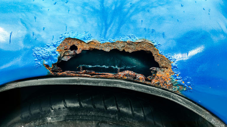 Please don't use ramen noodles to repair rust damage on your car