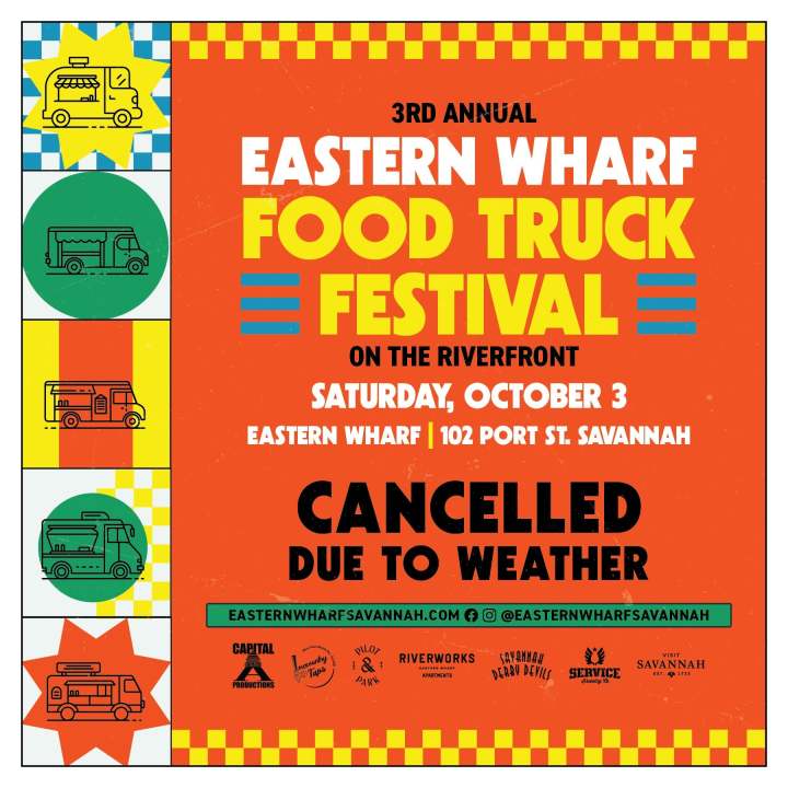 Eastern Wharf food truck festival cancelled due to rain