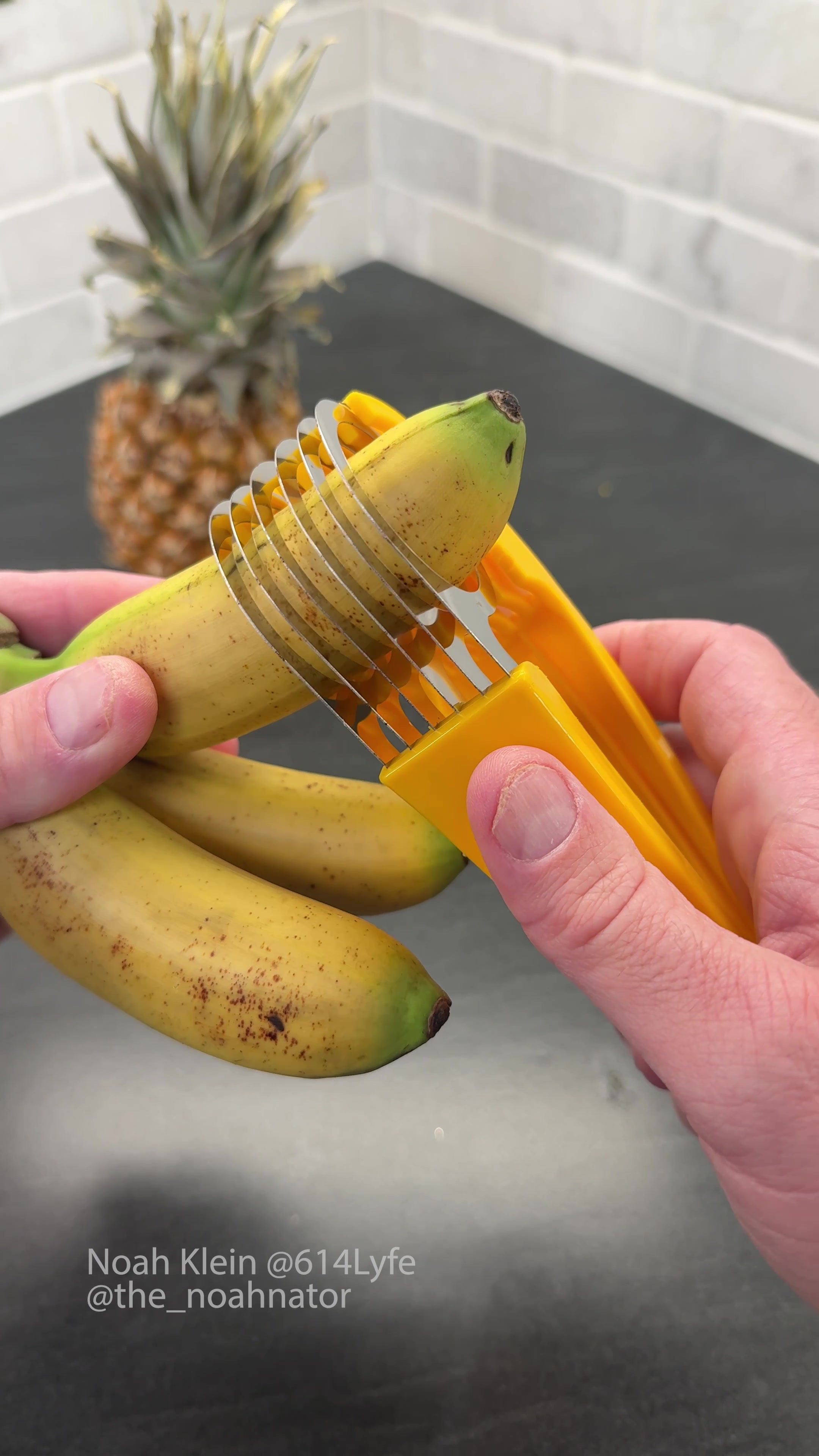 Mini banana vs. banana slicer