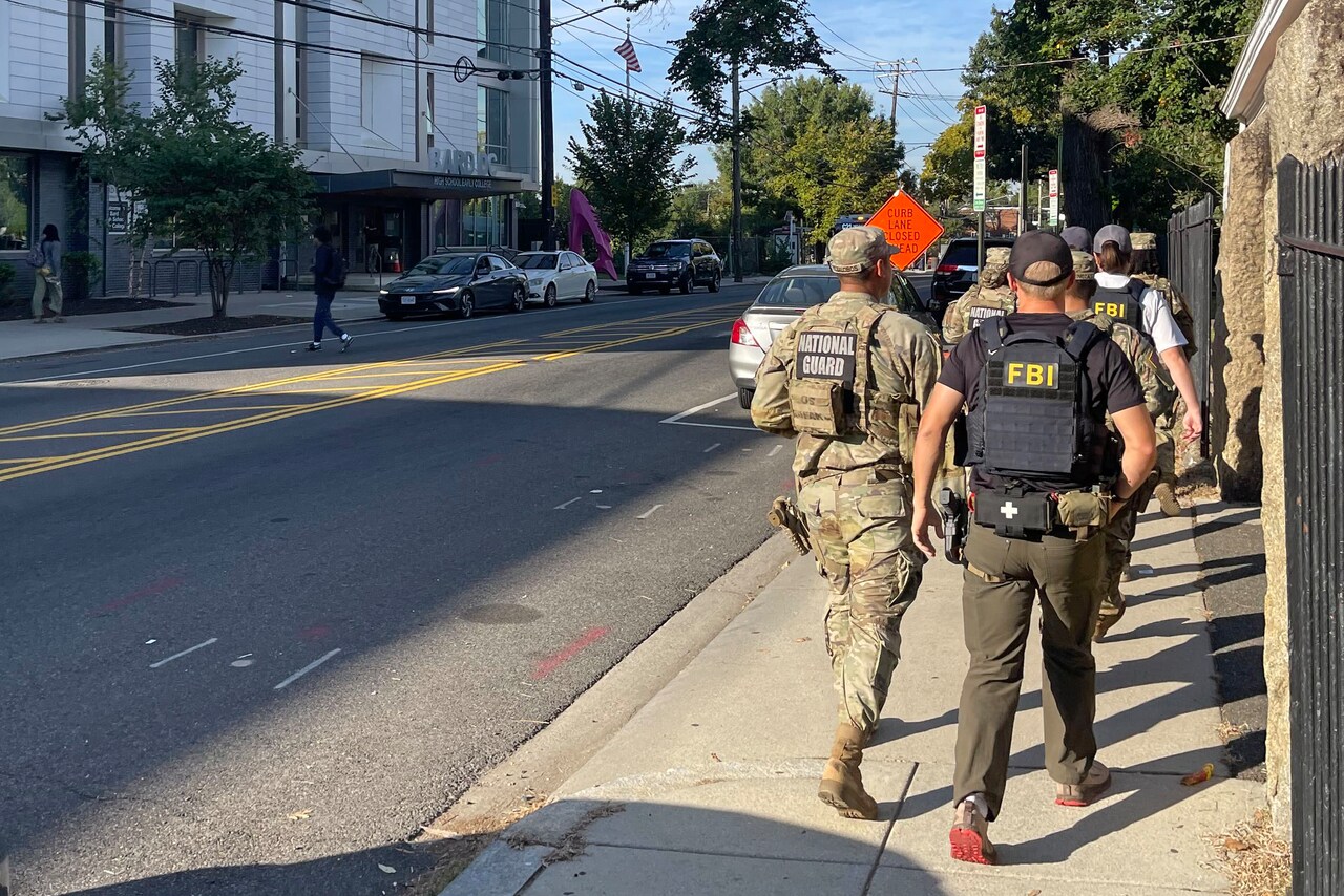 The National Guard keeps appearing outside DC schools, stoking tensions