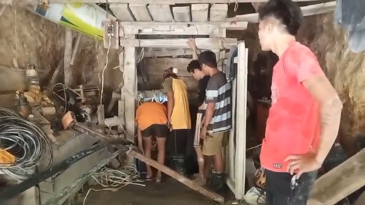 Race against time: 2 men trapped in Zamboanga Sur flooded mining tunnel