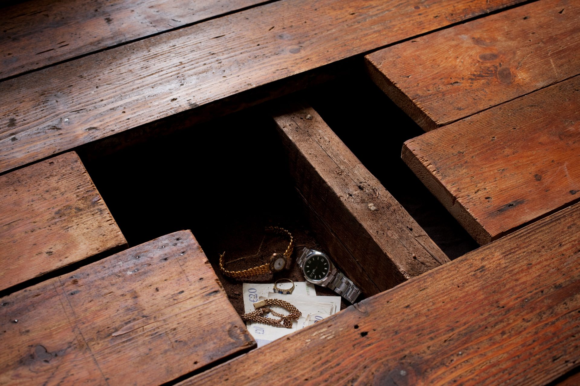 These are the worst places to hide valuables at home