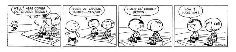 76 years ago today, Peanuts started on a dour note