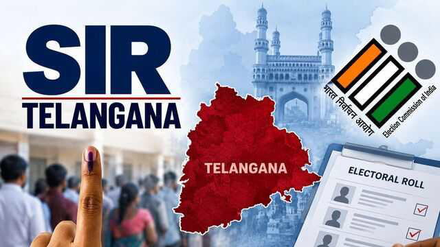 ECI sets limits on Form 7 applications during SIR in Telangana