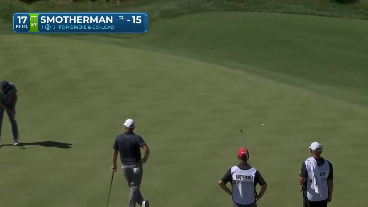 Smotherman has career-low 62 and takes a one-shot lead in Bank of Utah ...