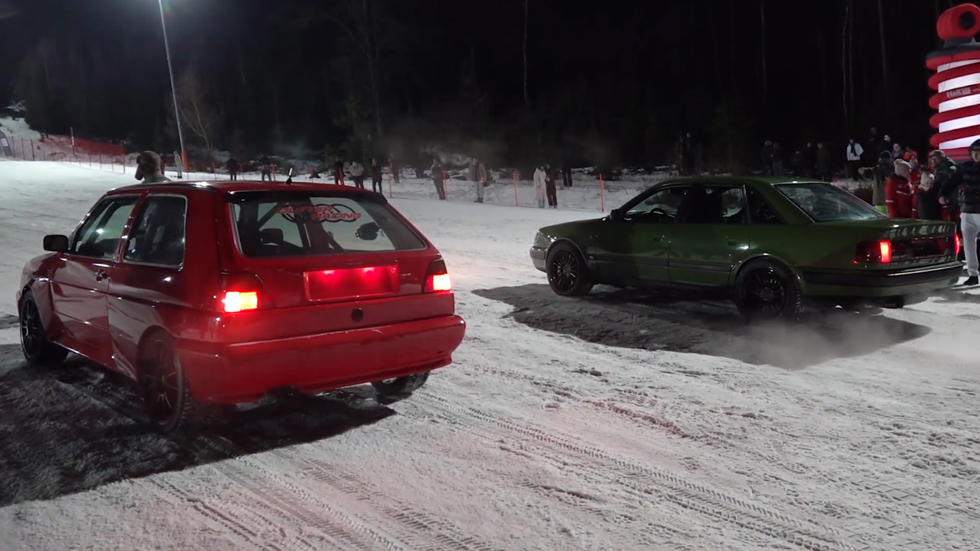 Une Golf 2 de 1 032 ch s’attaque à la glace