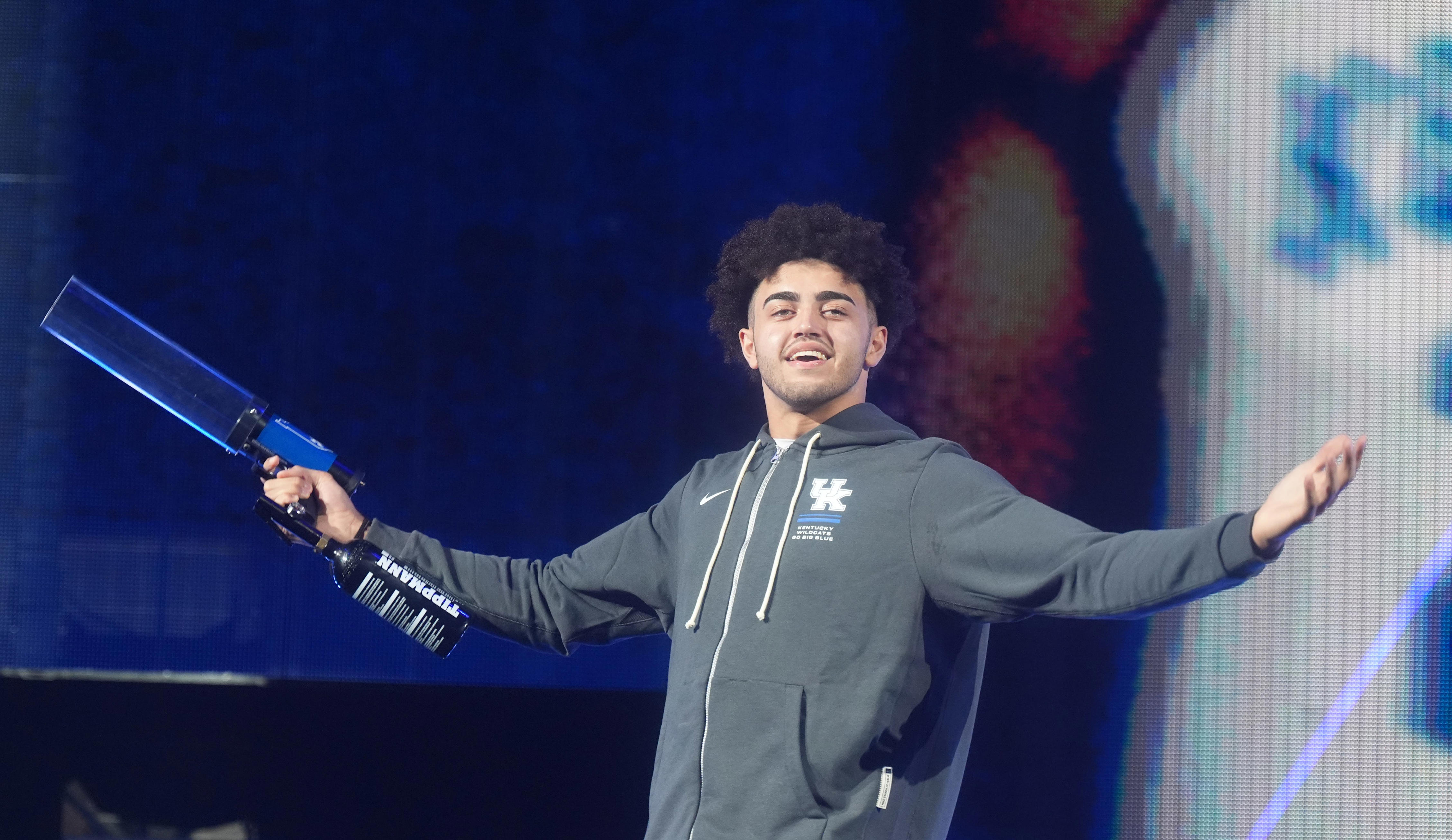 What channel is Kentucky basketball exhibition vs. Little Rock on today?