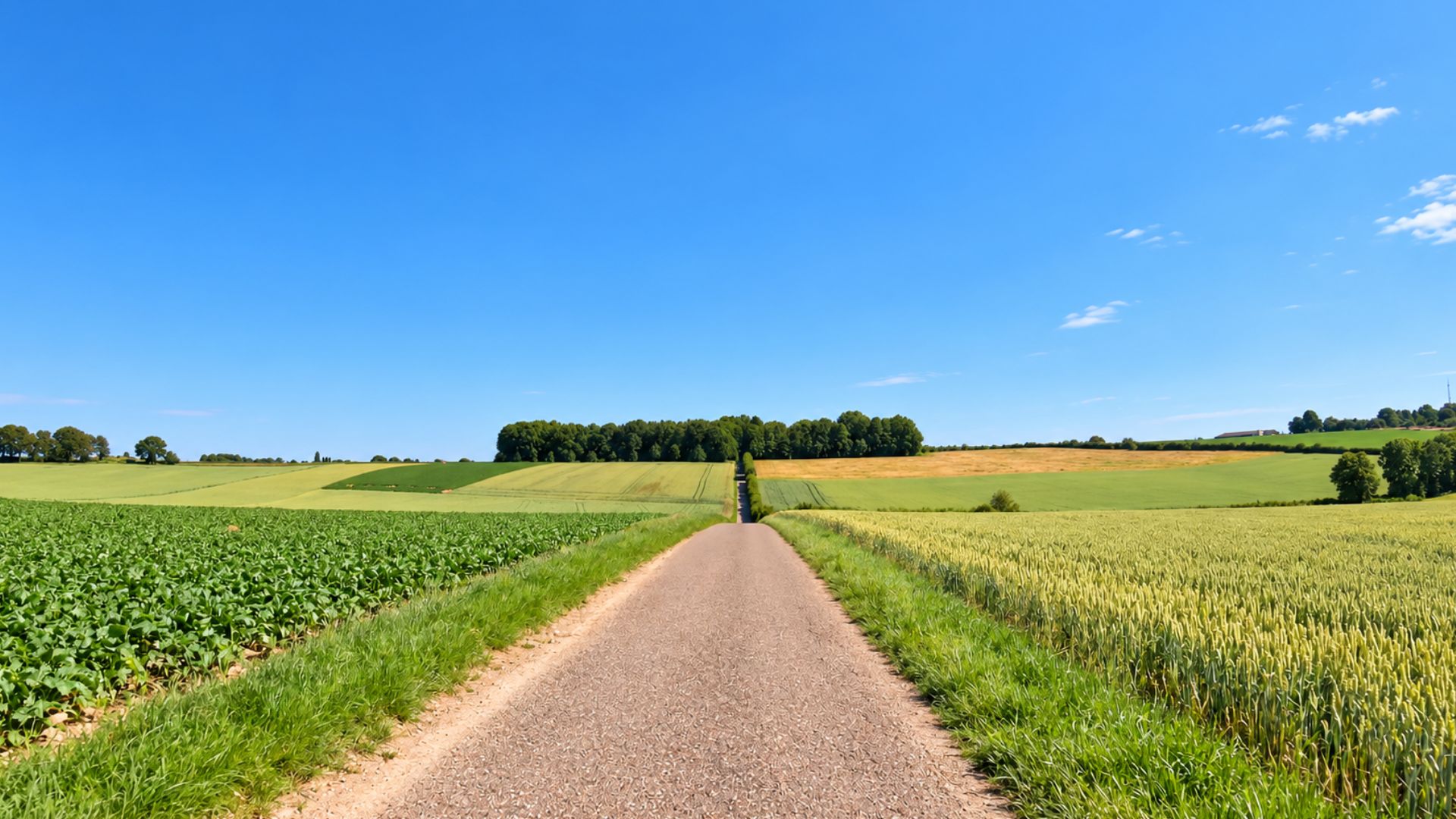 Following a country road through the Dutch mountains (4K)