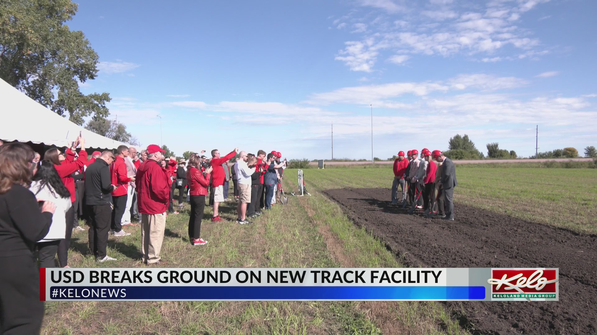 USD breaks ground on new track facility