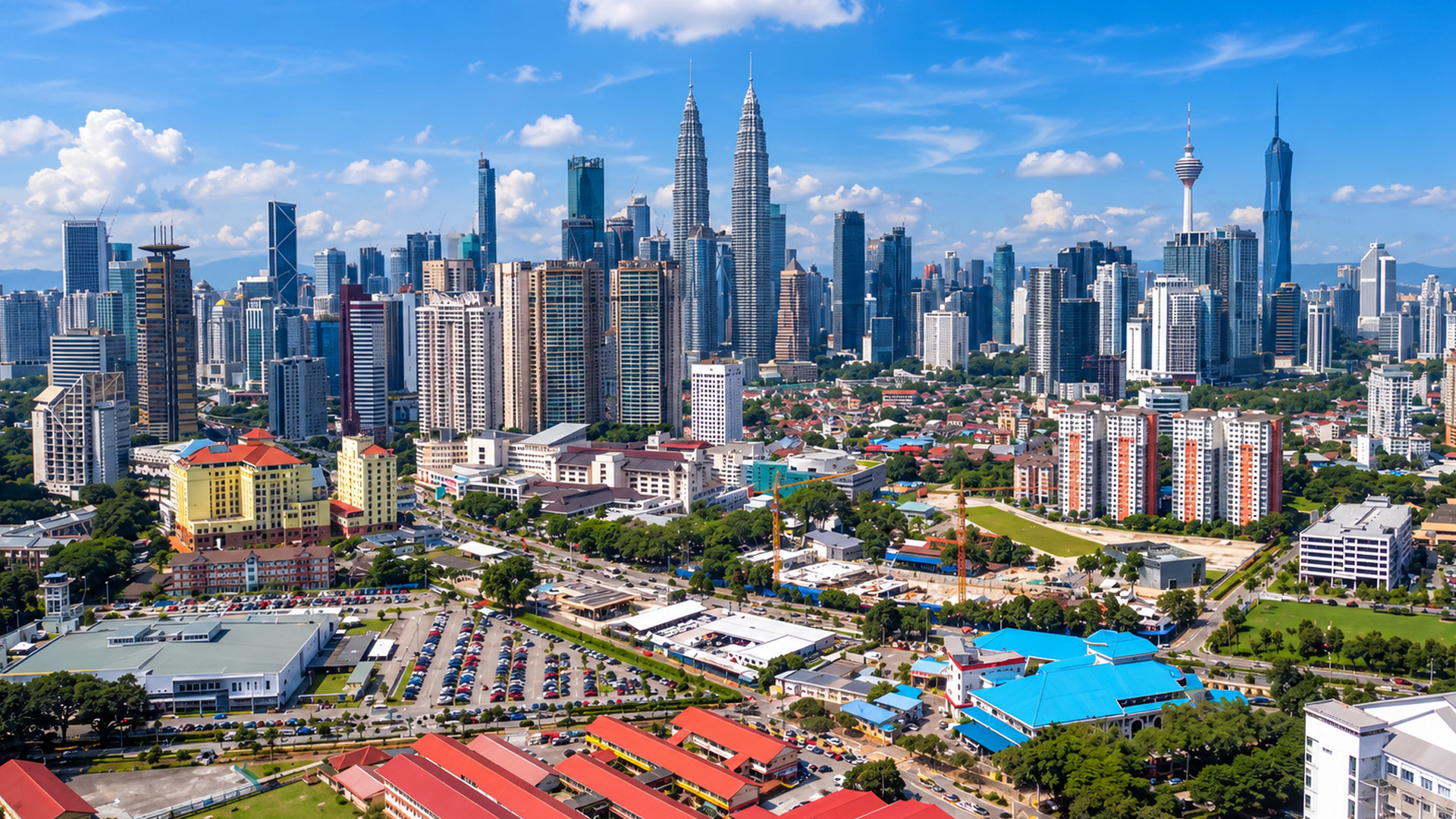 Kuala Lumpur’s skyline where old meets new