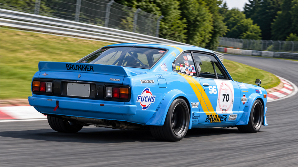 Mazda RX-3 screams all the way to 11,000 RPM