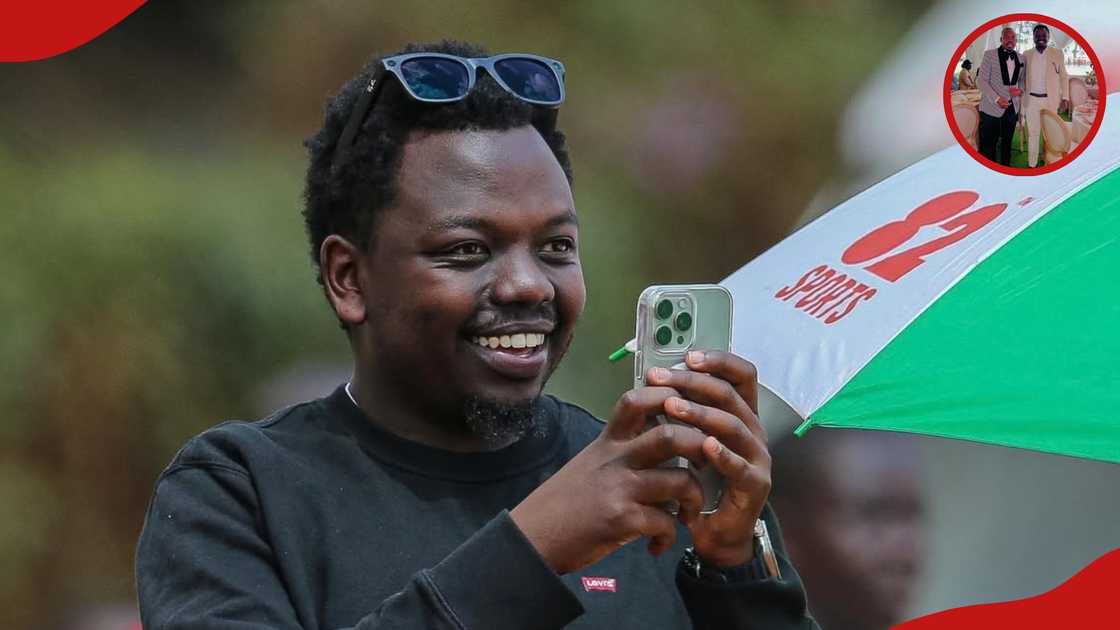 George Ruto spotted looking sharp in cream suit at event, caption ...