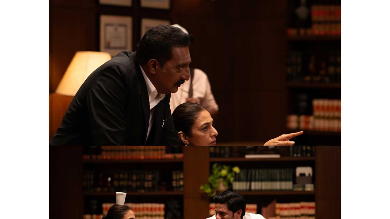 Tabu's special nod to 'Drishyam 3' newcomers Jaideep, Prakash Raj