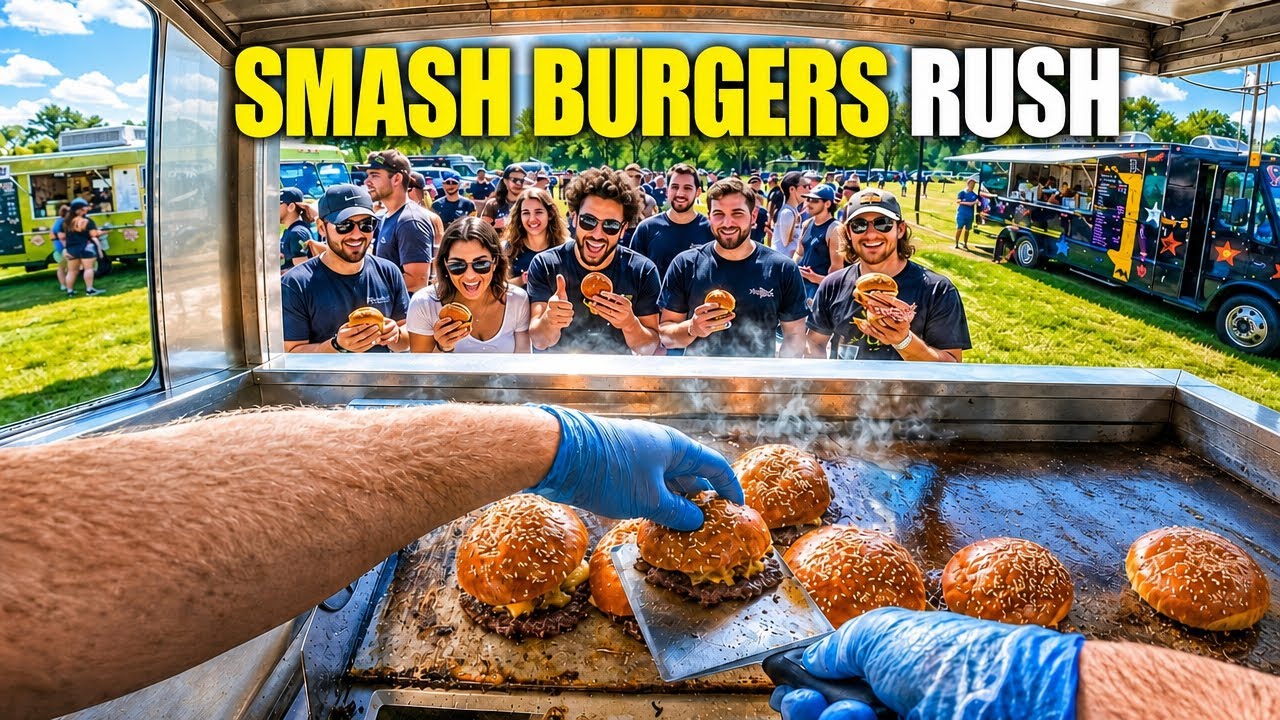 I run a burger truck by myself