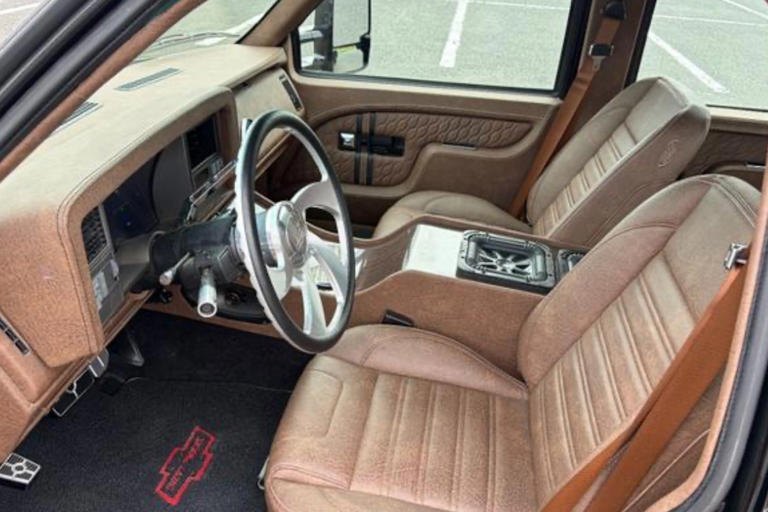 Skip the kei car and import this slammed Chevy rollback truck from Japan