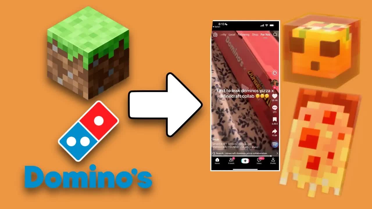 Minecraft Domino's cape is real?