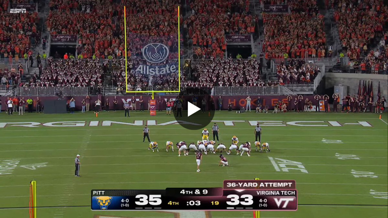 Controversial missed field goal call leaves fans split as different ...
