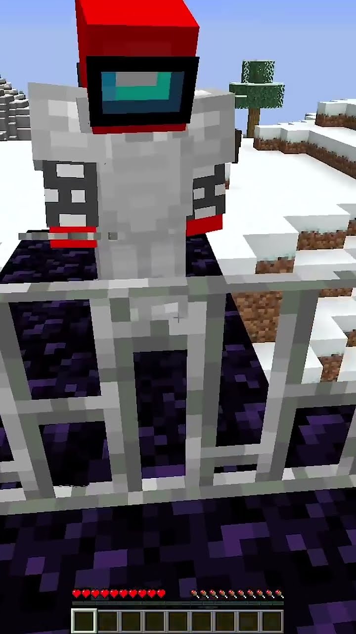 Minecraft: I saved the mutant snow golem