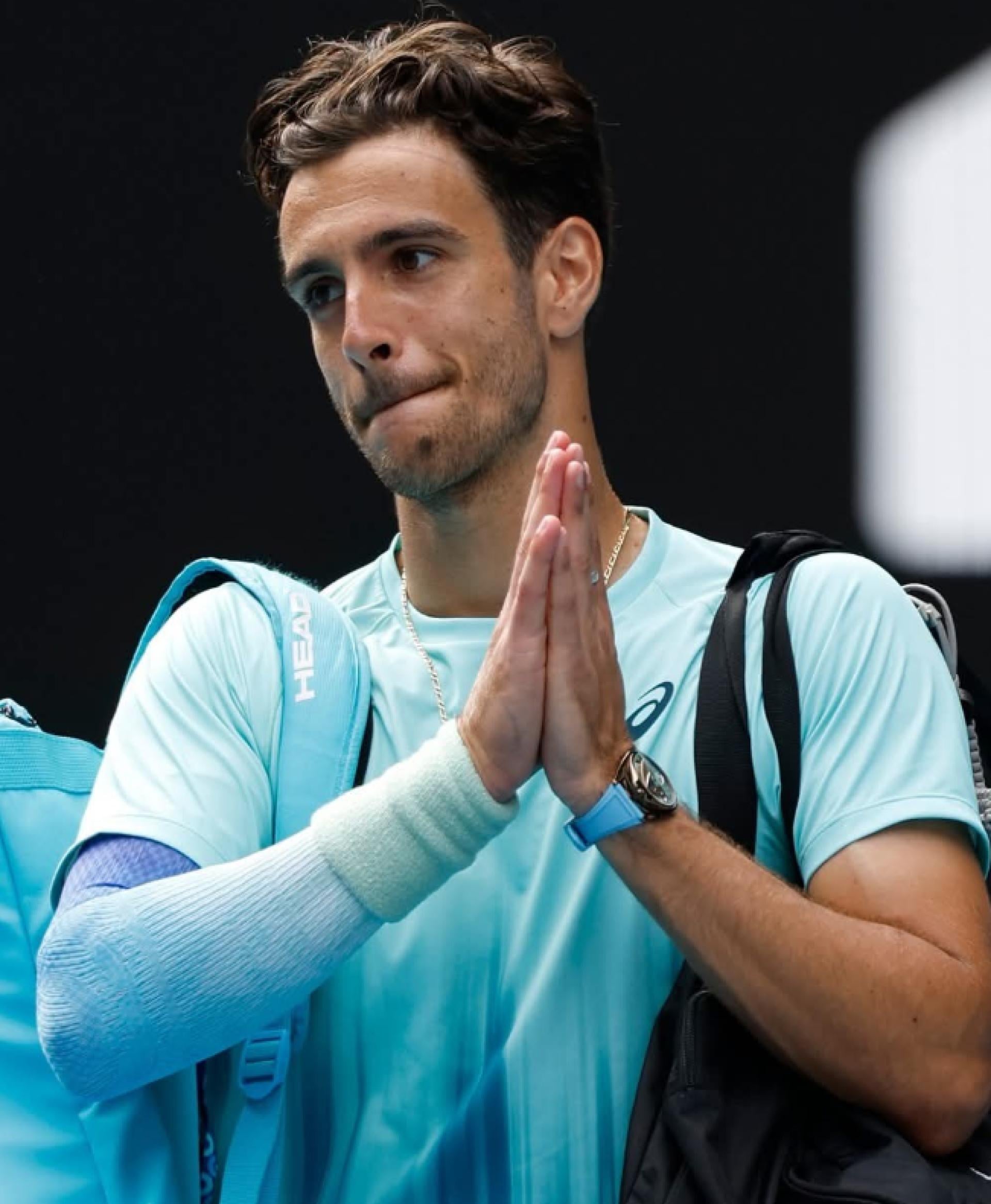 Lorenzo Musetti forced to use his phone mid-match because of anti ...