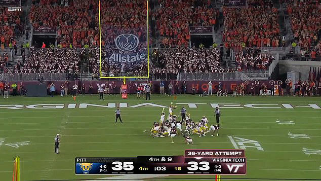 Controversial missed field goal call leaves fans split as different ...