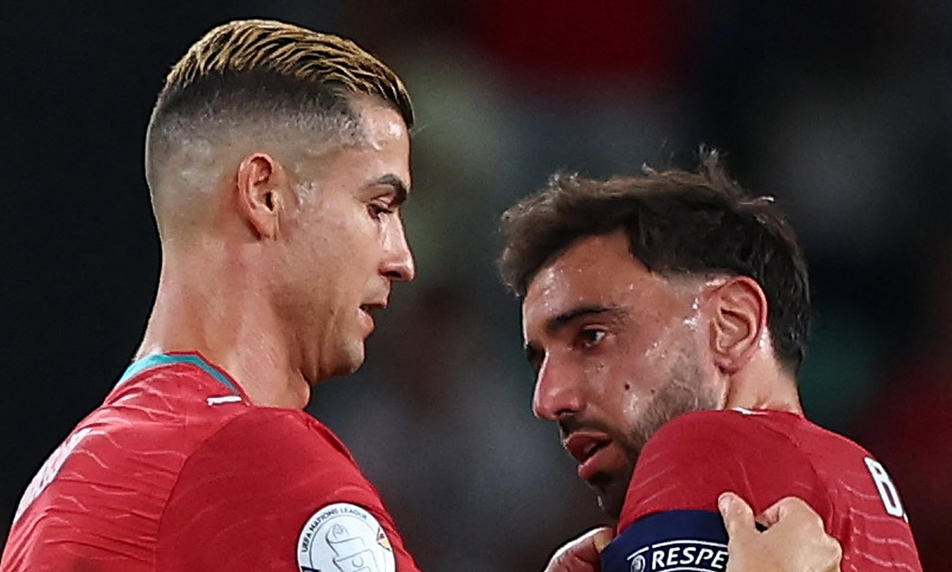 Bruno Fernandes reveals what he told Cristiano Ronaldo after star ...