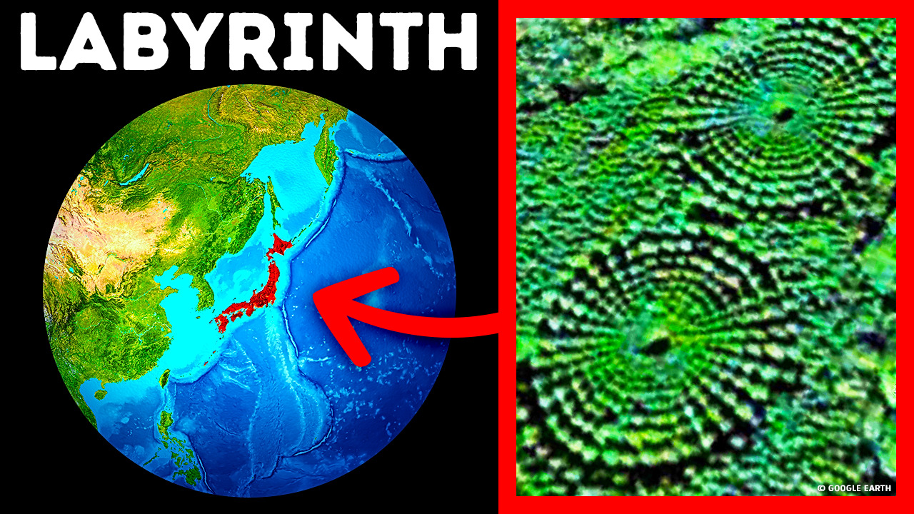 Mysterious forest in Japan where trees grow in circles