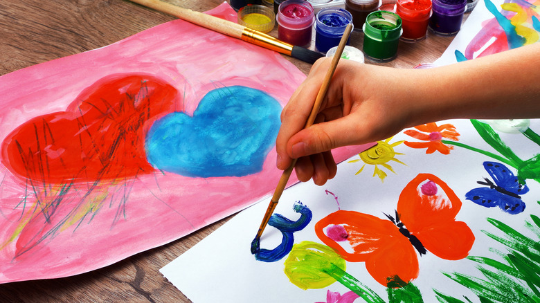 A keepsake rule for kids' art that doesn't fill every drawer