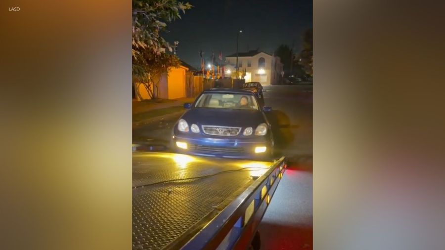 Driver wanted after fleeing deputies during LA County street takeover ...