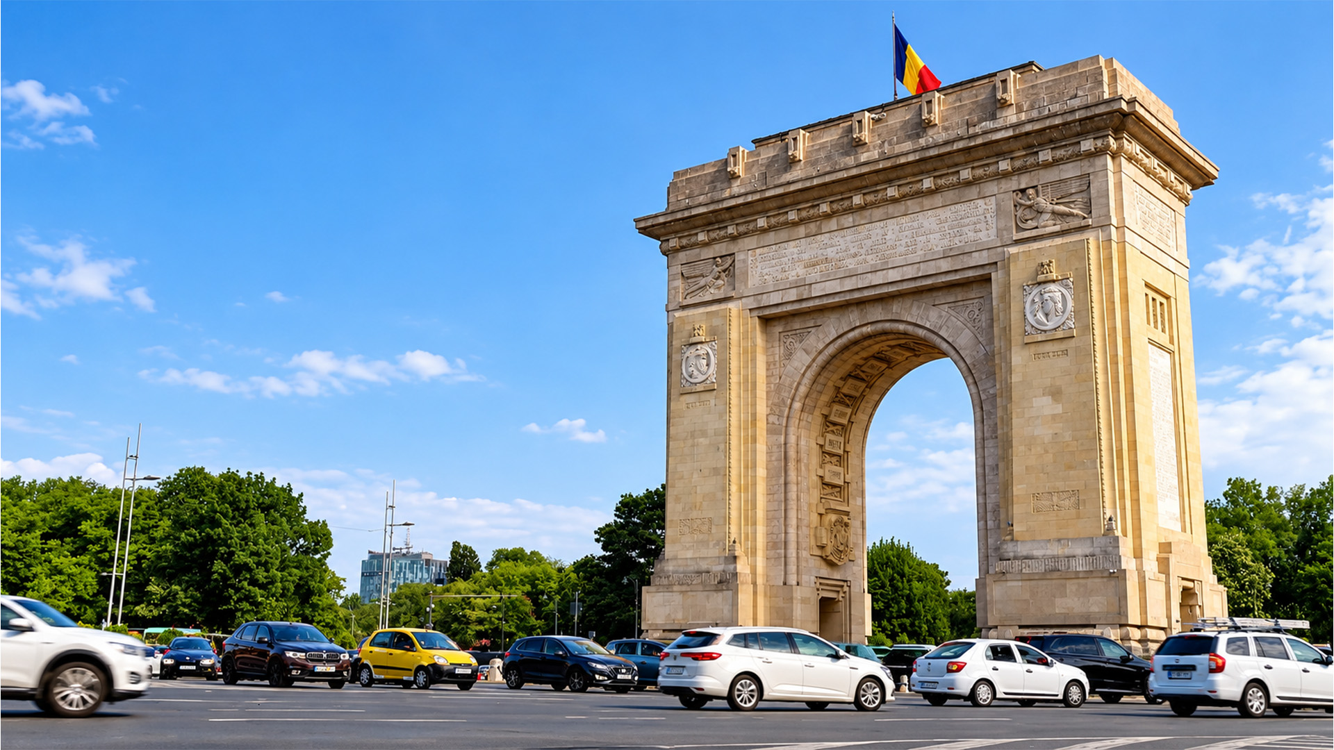 Bucharest Romania’s historic streets and monumental buildings