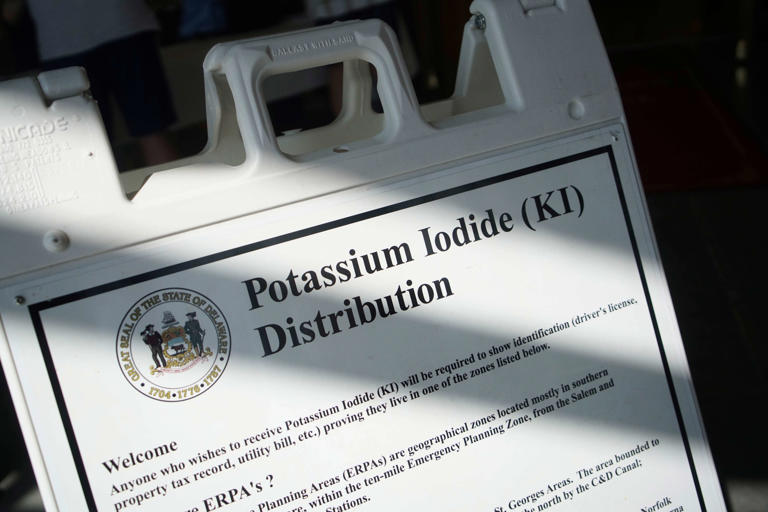 Potassium iodide tablets to be distributed after siren test this month